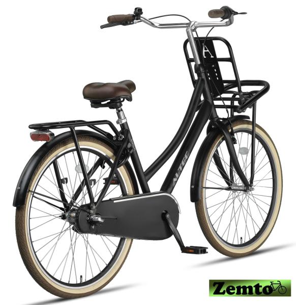 Damenrad 26 Zoll, Altec Urban, schwarz matt